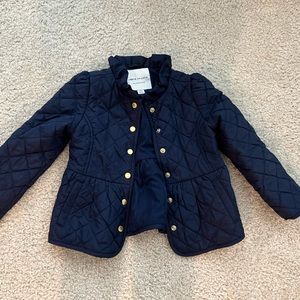 Girls Janie & Jack Quilted Barn Coat